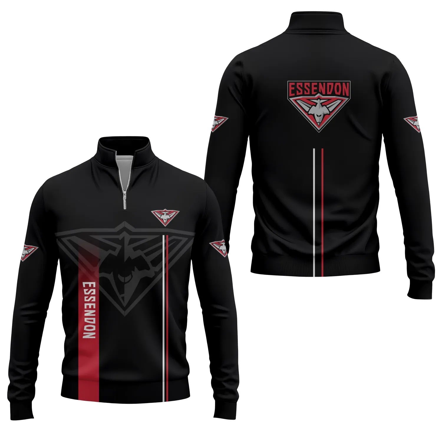 Essendon Bombers Quarter-zip Pullover SC077