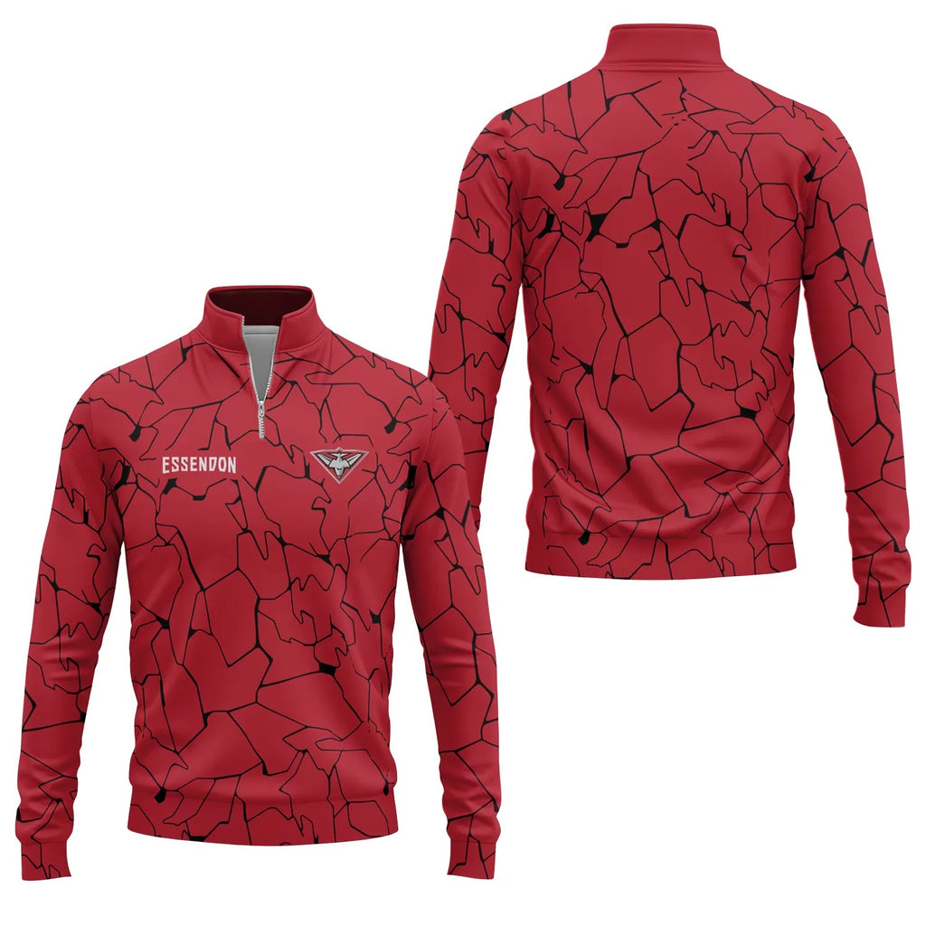 Essendon Bombers Quarter-zip Pullover SC103
