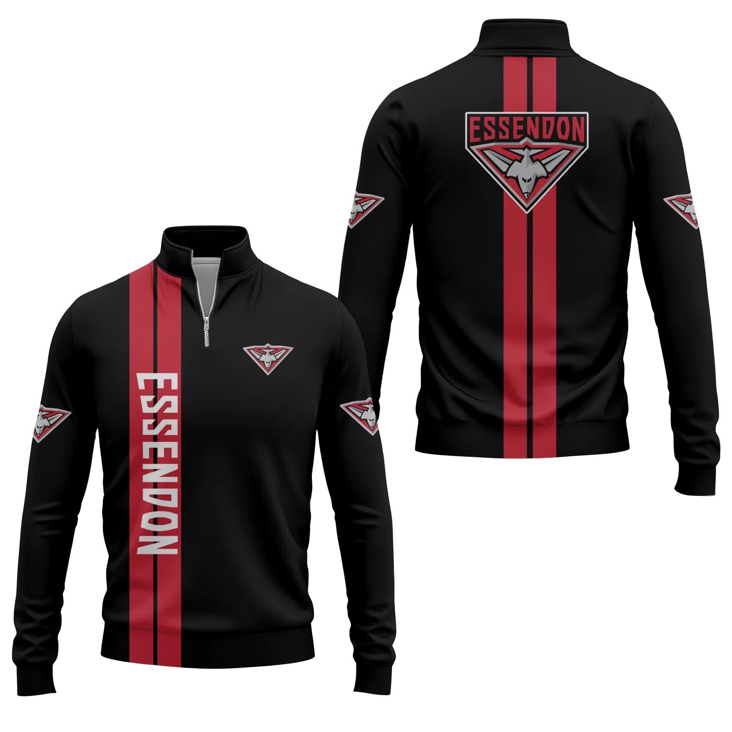 Essendon Bombers Quarter-zip Pullover SC013