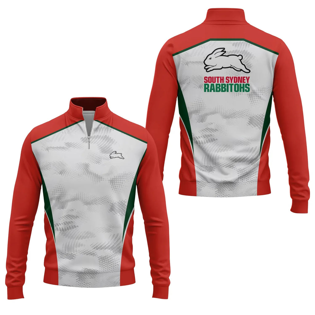 South Sydney Rabbitohs Quarter-zip Pullover SC081