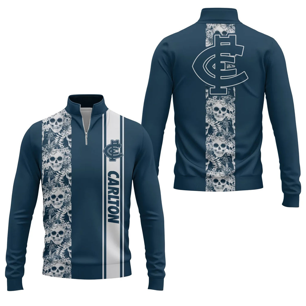 Carlton Blues Quarter-zip Pullover SHW042