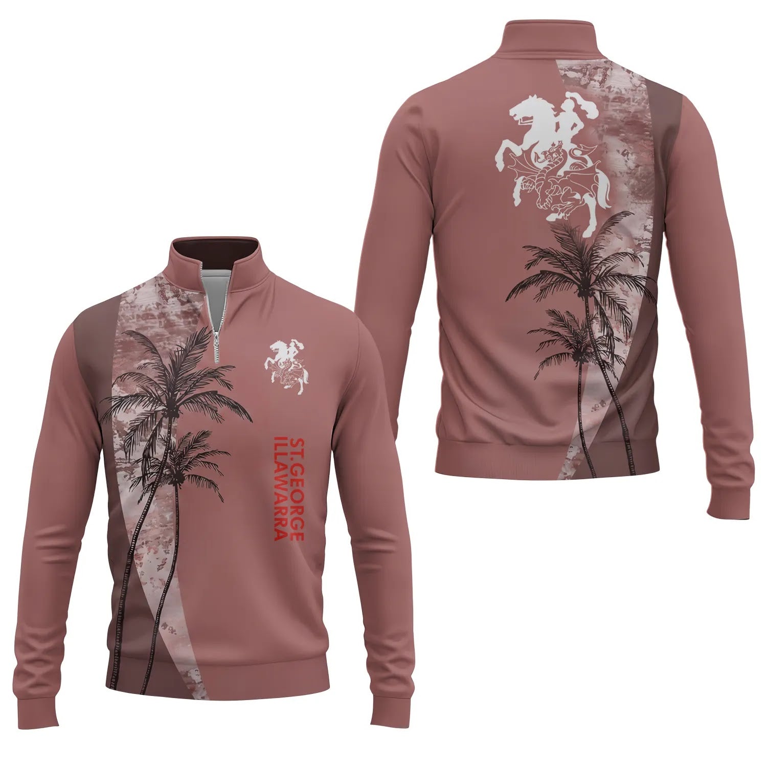 St George Illawarra Dragons Quarter-zip Pullover SHW071