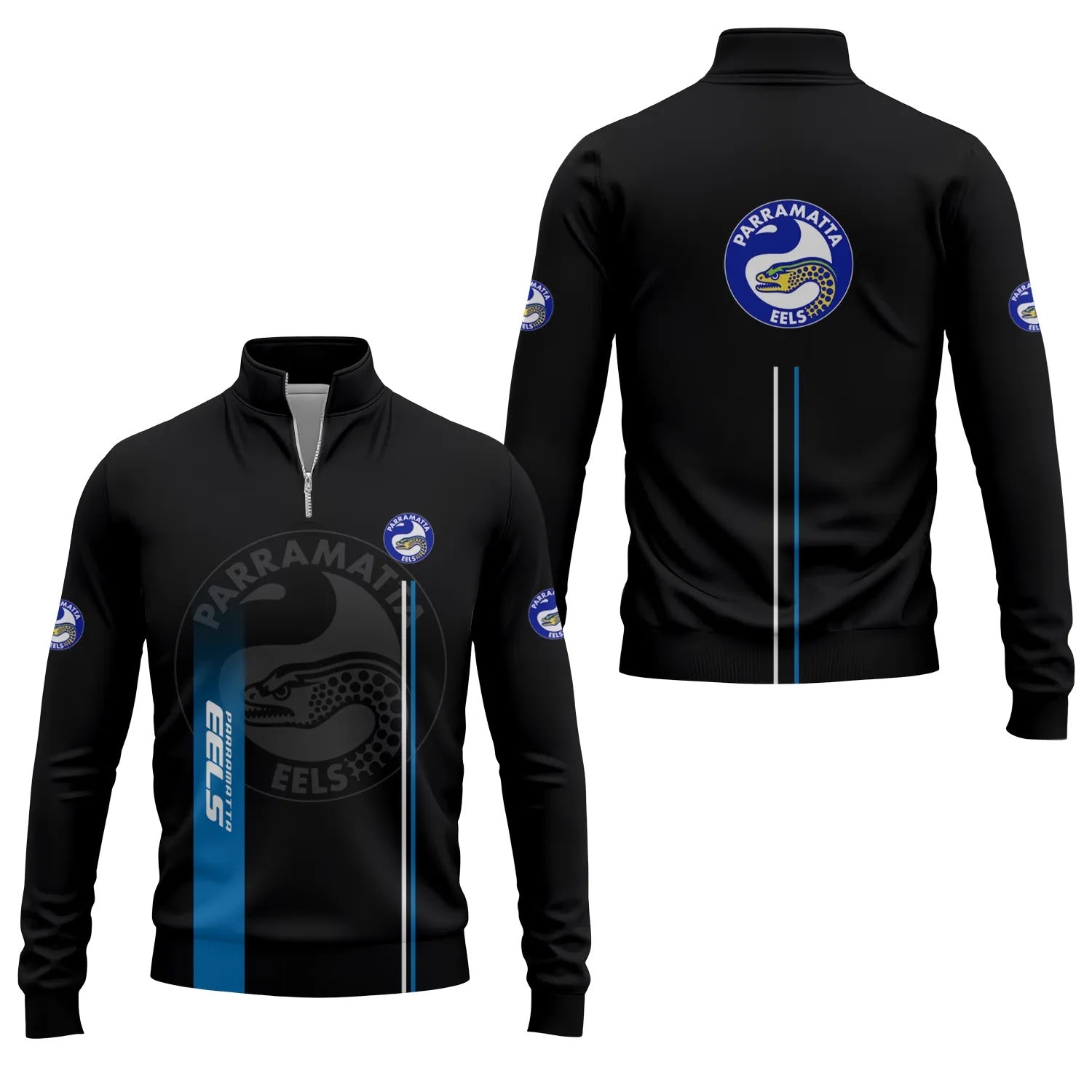 Parramatta Eels Quarter-zip Pullover SC077