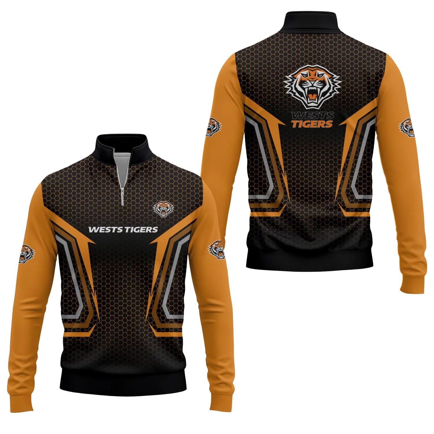 Wests Tigers Quarter-zip Pullover SC075
