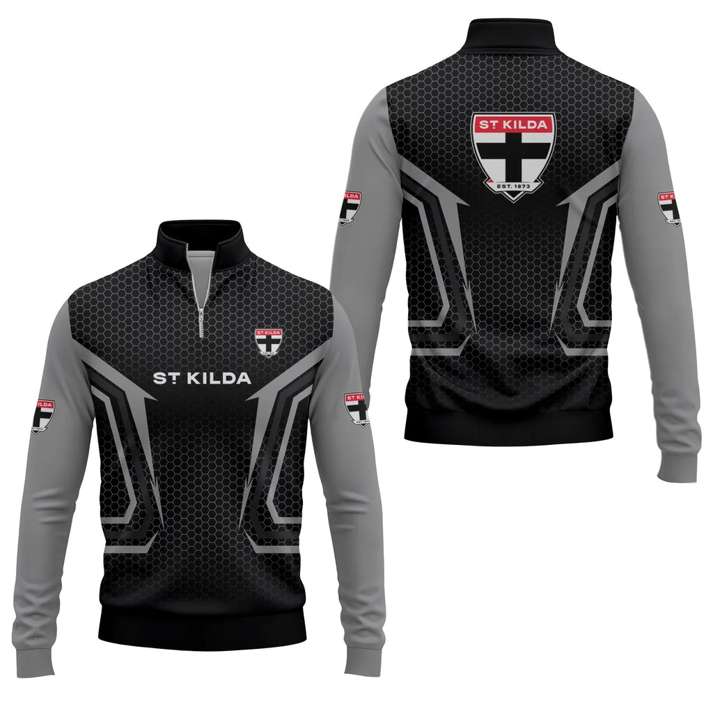 St Kilda Saints Quarter-zip Pullover SC075