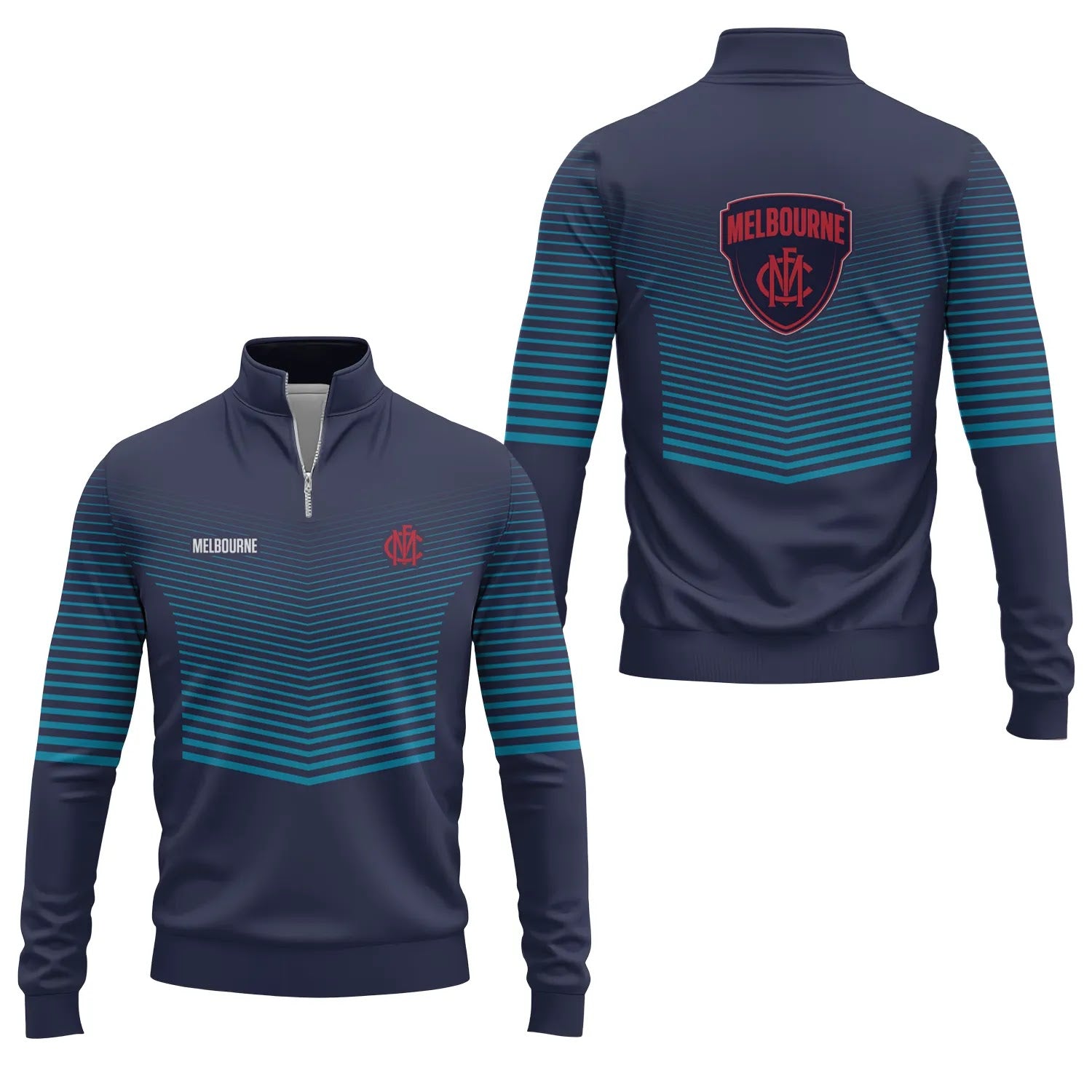 Melbourne Demons Quarter-zip Pullover SC099