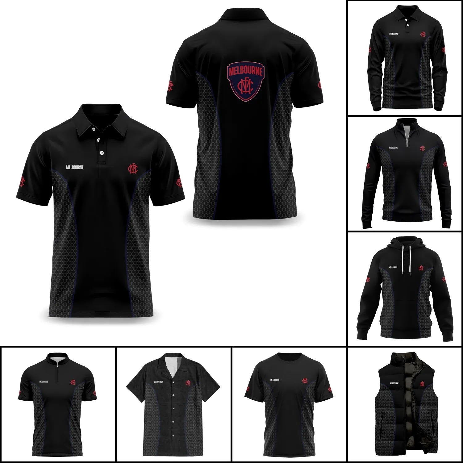 Melbourne Demons Apparels SC072
