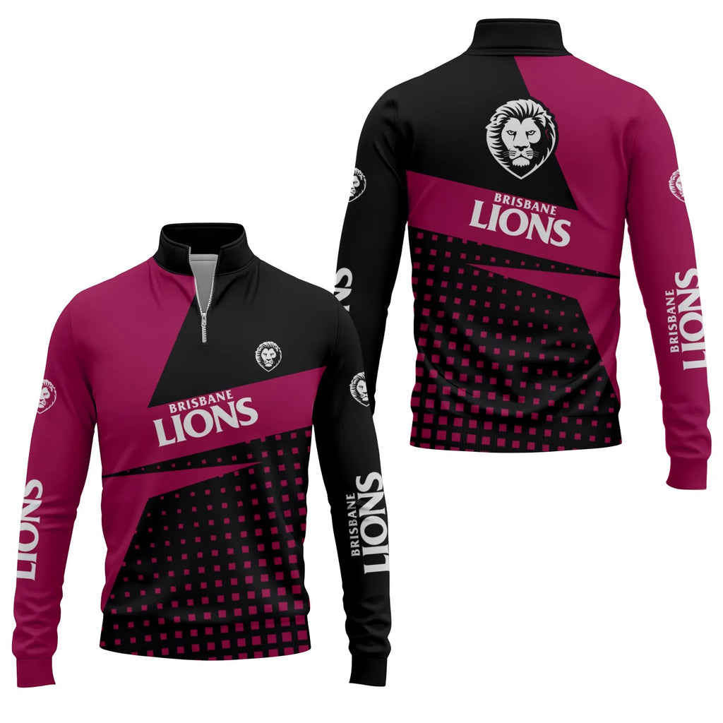 Brisbane Lions Quarter-zip Pullover SC083