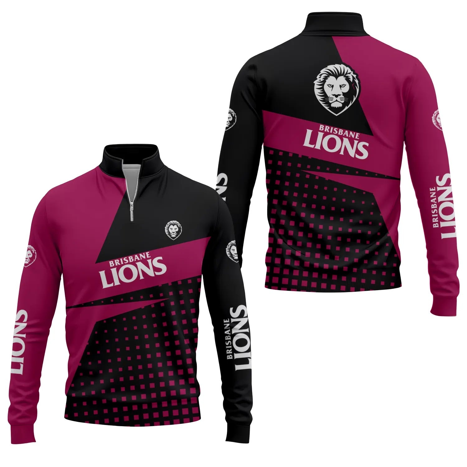 Brisbane Lions Quarter-zip Pullover SC083