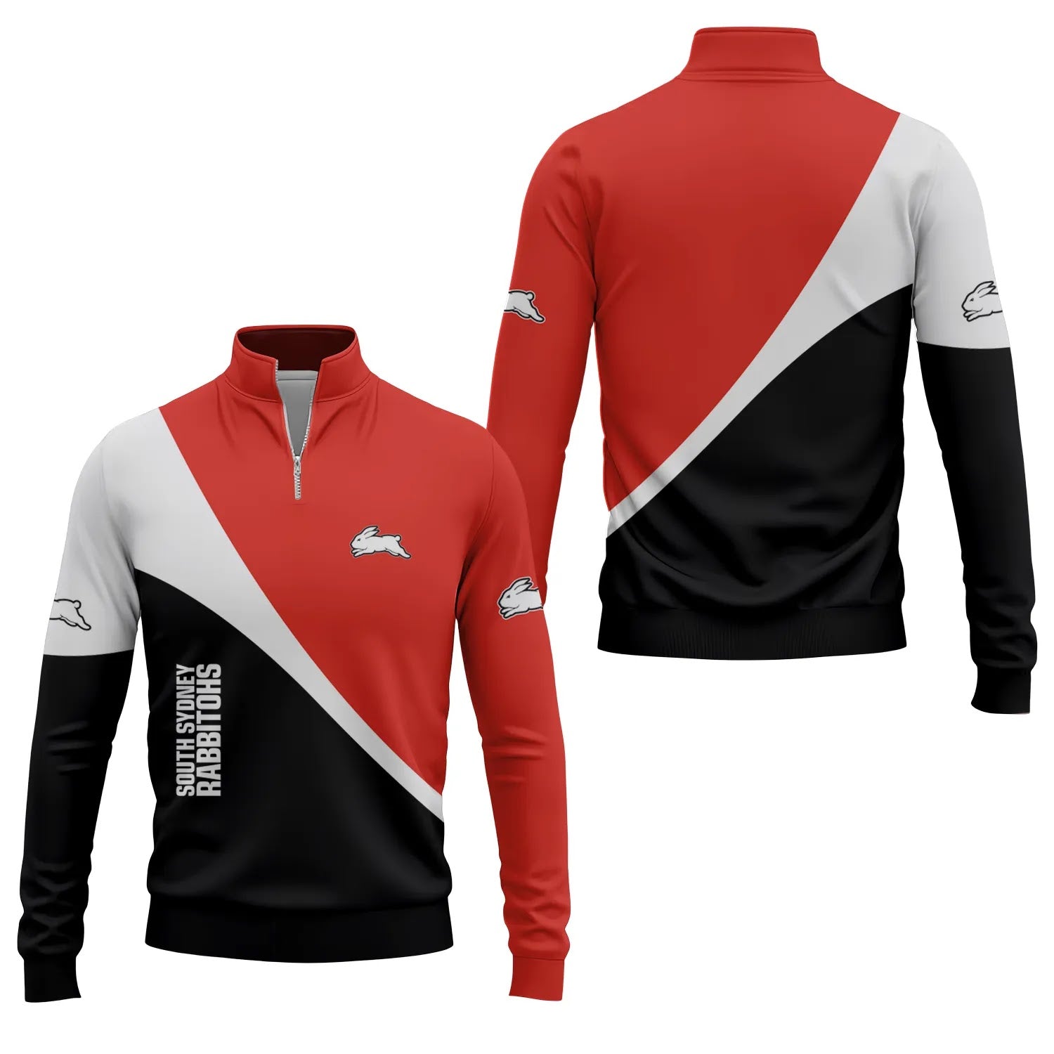 South Sydney Rabbitohs Quarter-zip Pullover SC090
