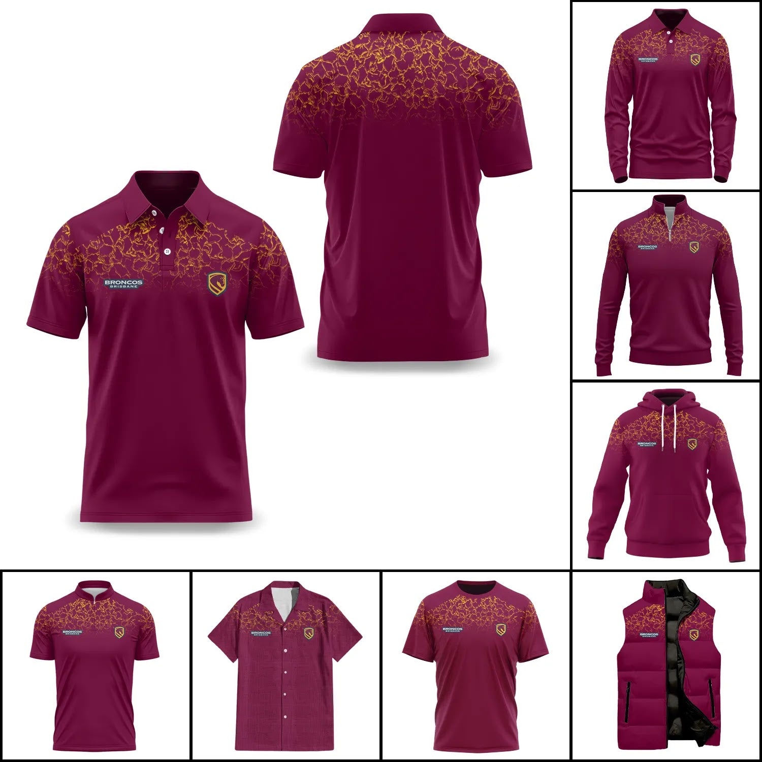 Brisbane Broncos Apparels SC108
