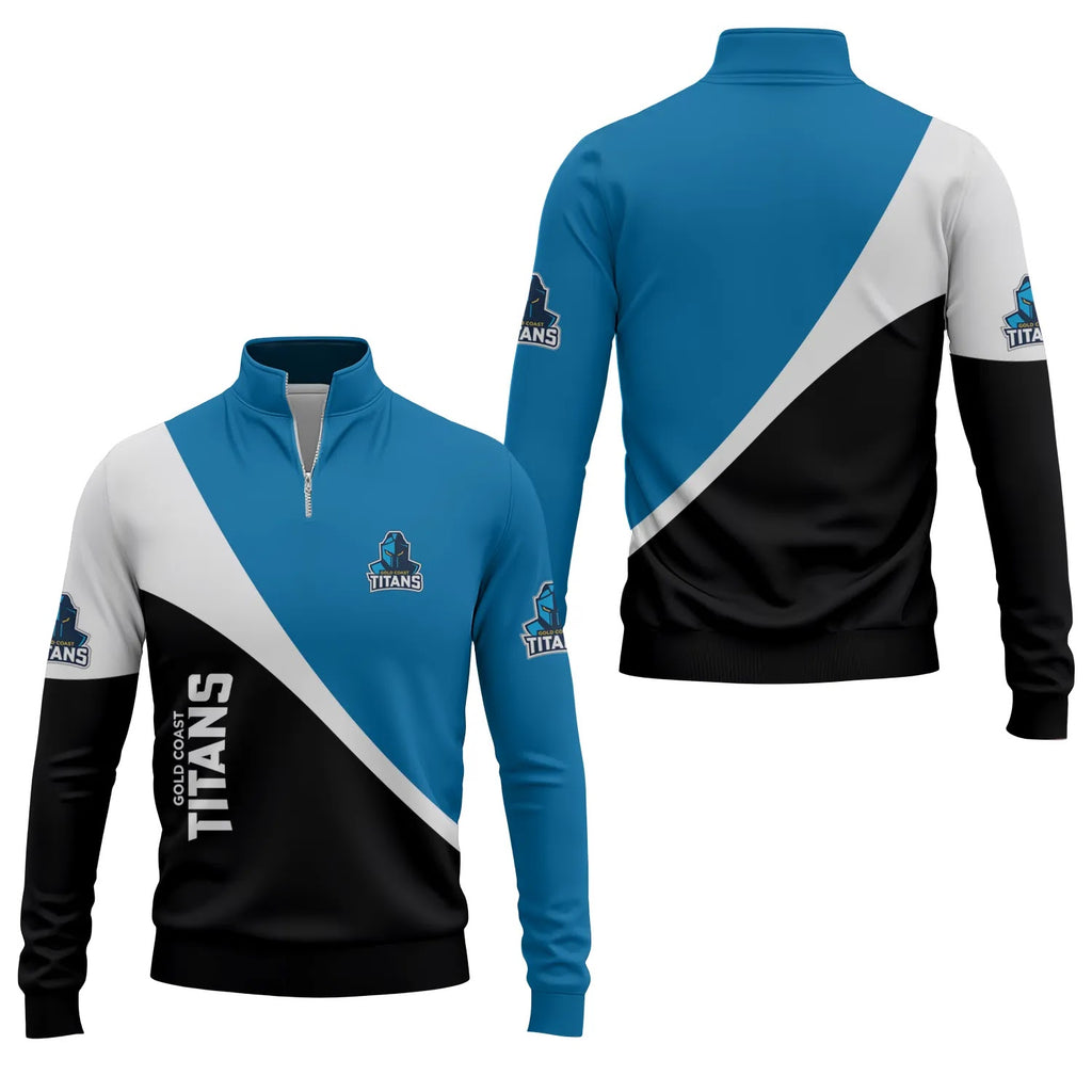 Gold Coast Titans Quarter-zip Pullover SC090