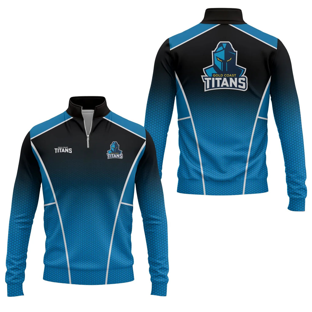 Gold Coast Titans Quarter-zip Pullover SC019