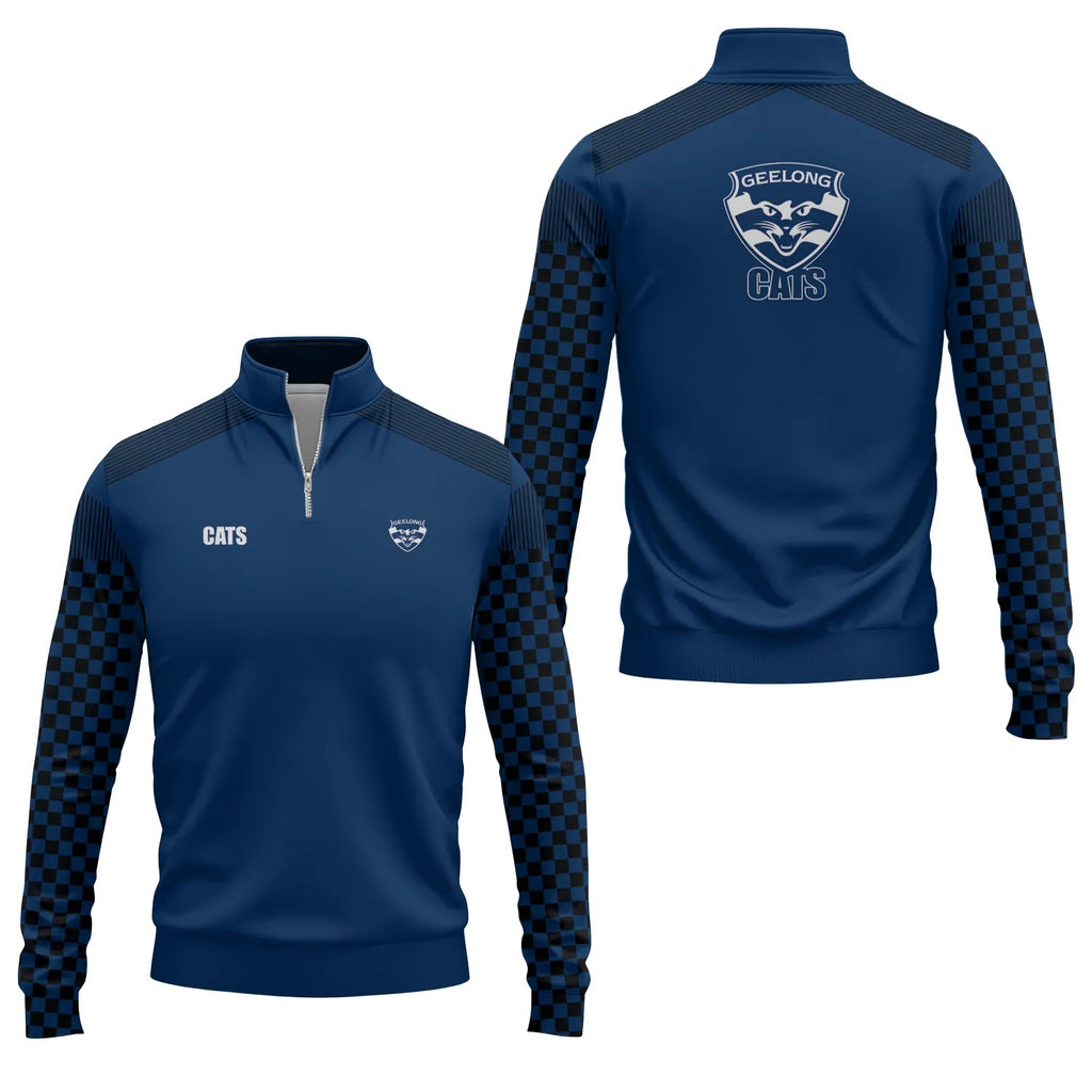 Geelong Cats Quarter-zip Pullover SC057
