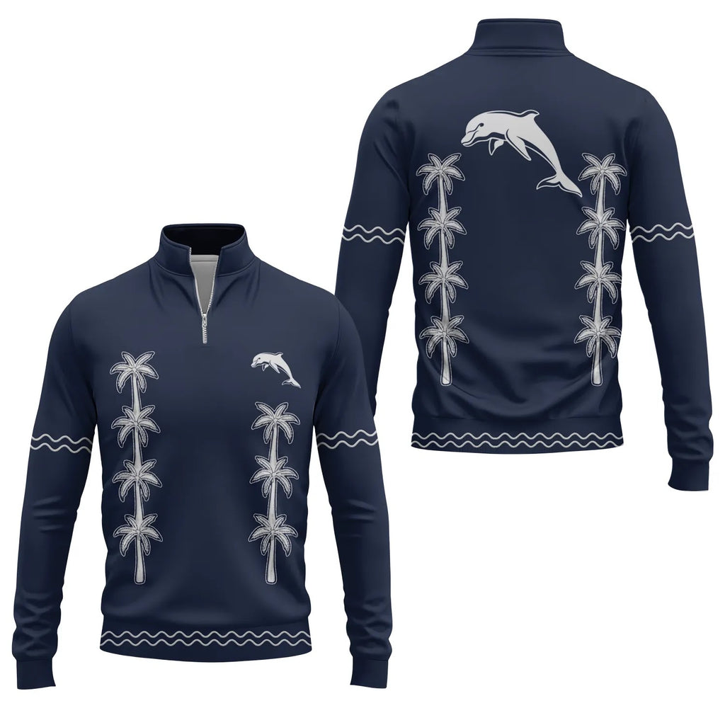 Dolphins Quarter-zip Pullover SHW065