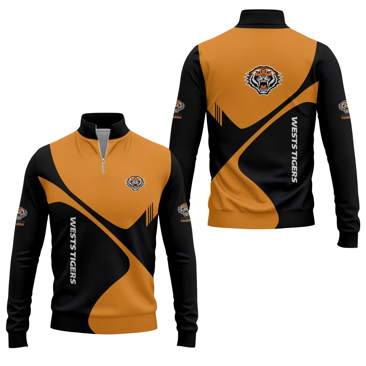 Wests Tigers Quarter-zip Pullover SC058