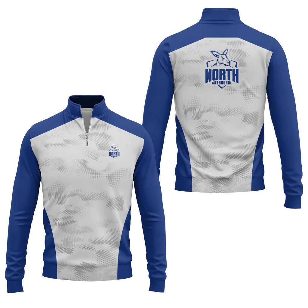 North Melbourne Kangaroos Quarter-zip Pullover SC081