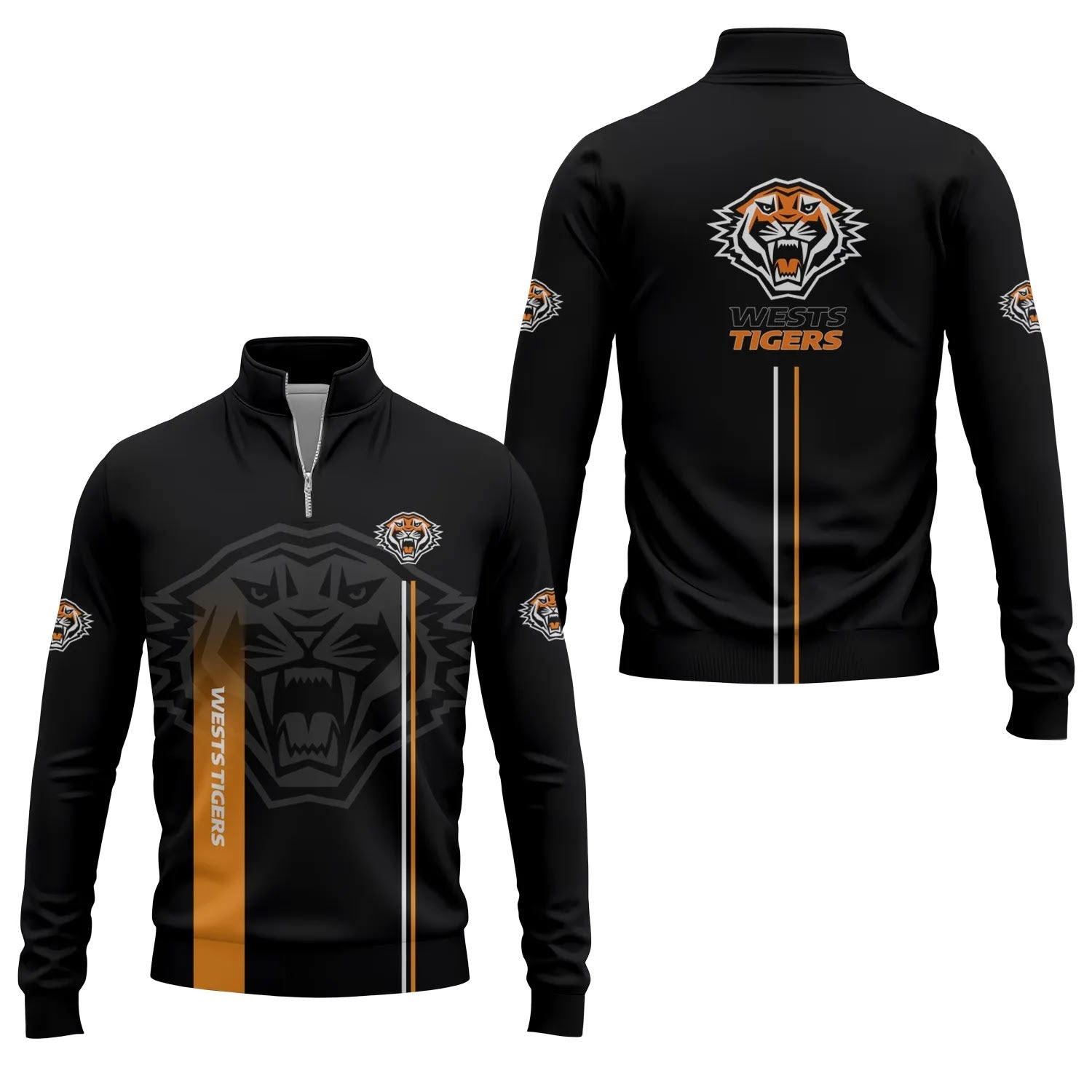 Wests Tigers Quarter-zip Pullover SC077