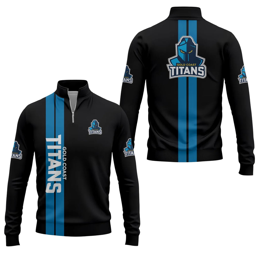 Gold Coast Titans Quarter-zip Pullover SC013