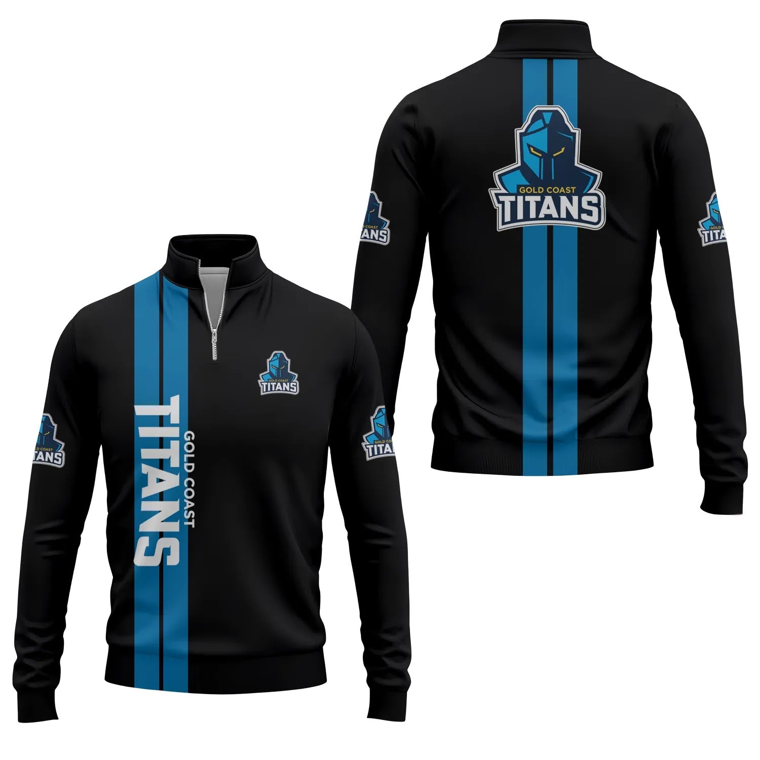 Gold Coast Titans Quarter-zip Pullover SC013