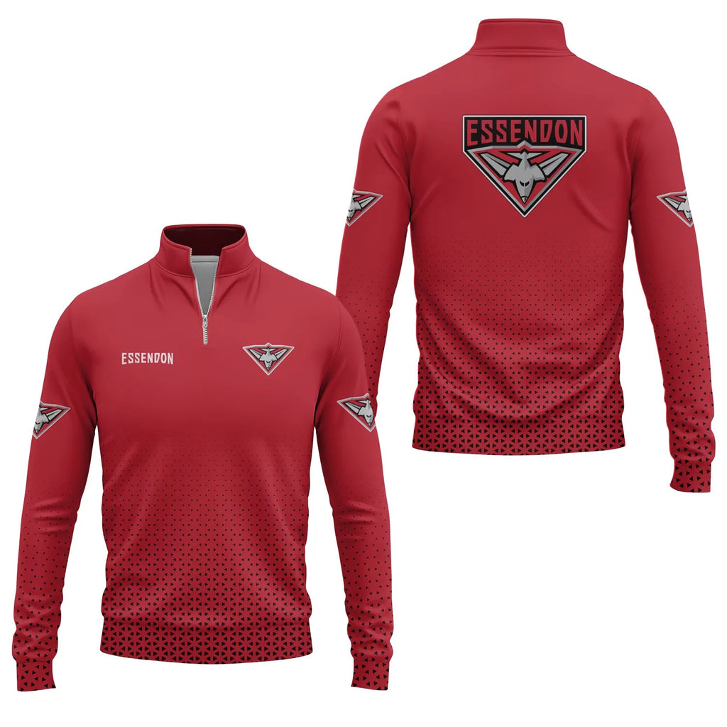 Essendon Bombers Quarter-zip Pullover SC003