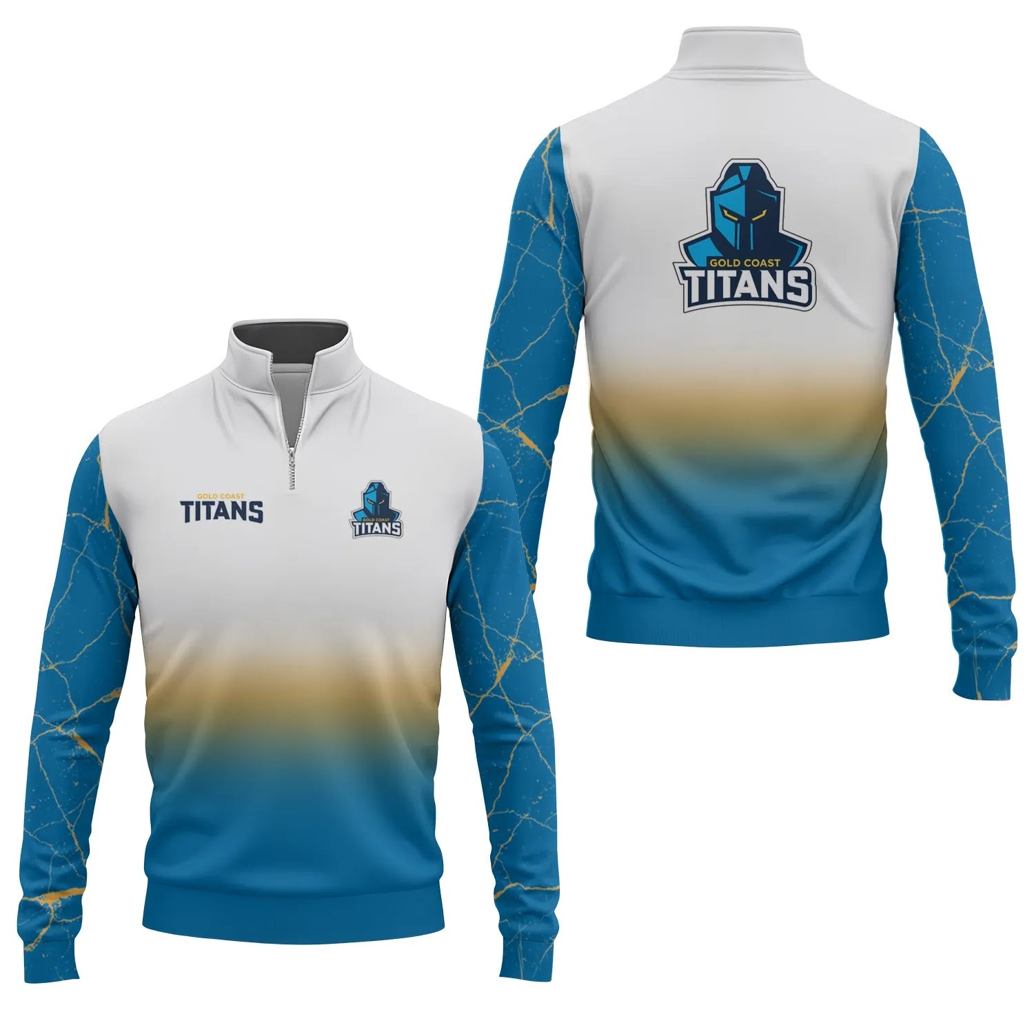 Gold Coast Titans Quarter-zip Pullover SC120