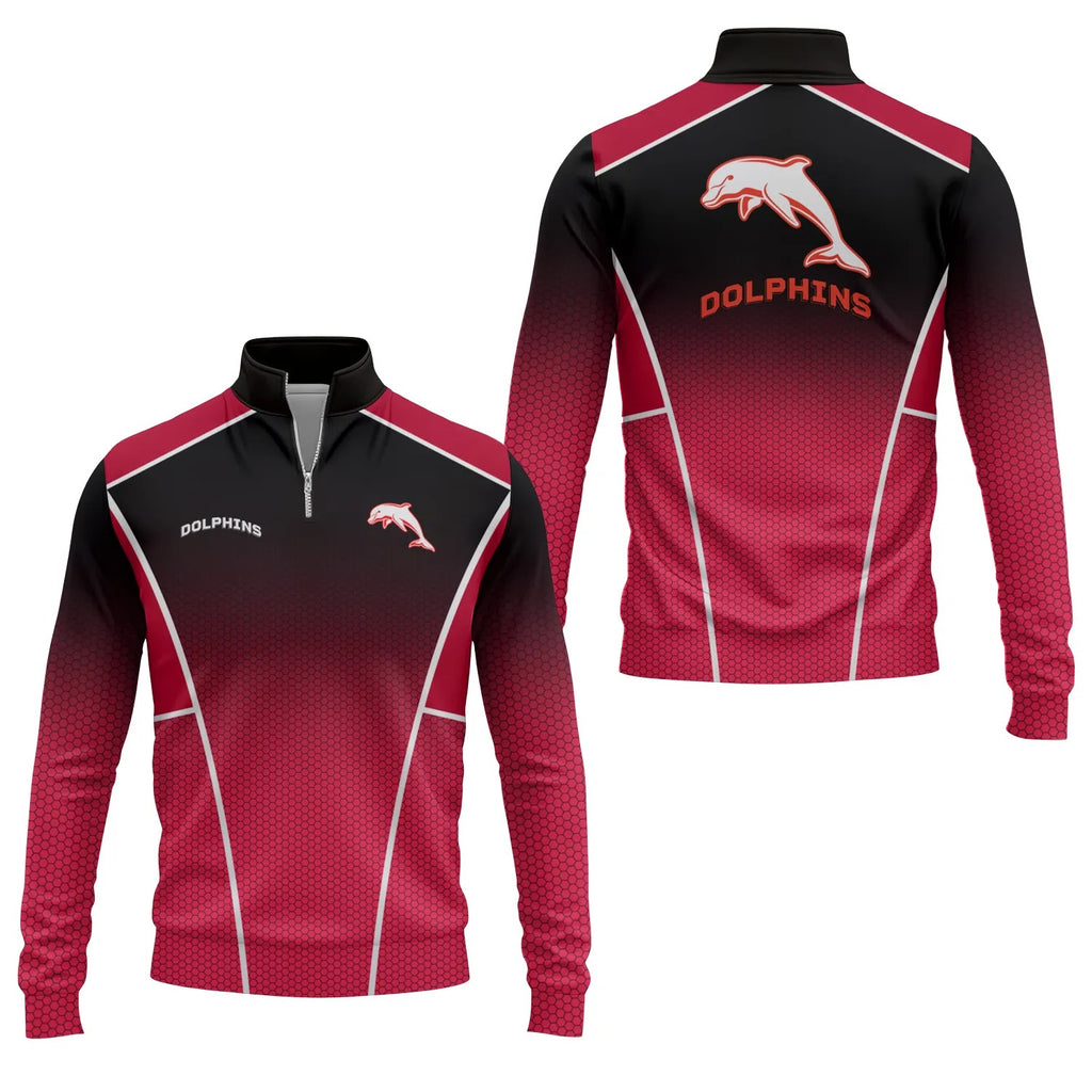Dolphins Quarter-zip Pullover SC019