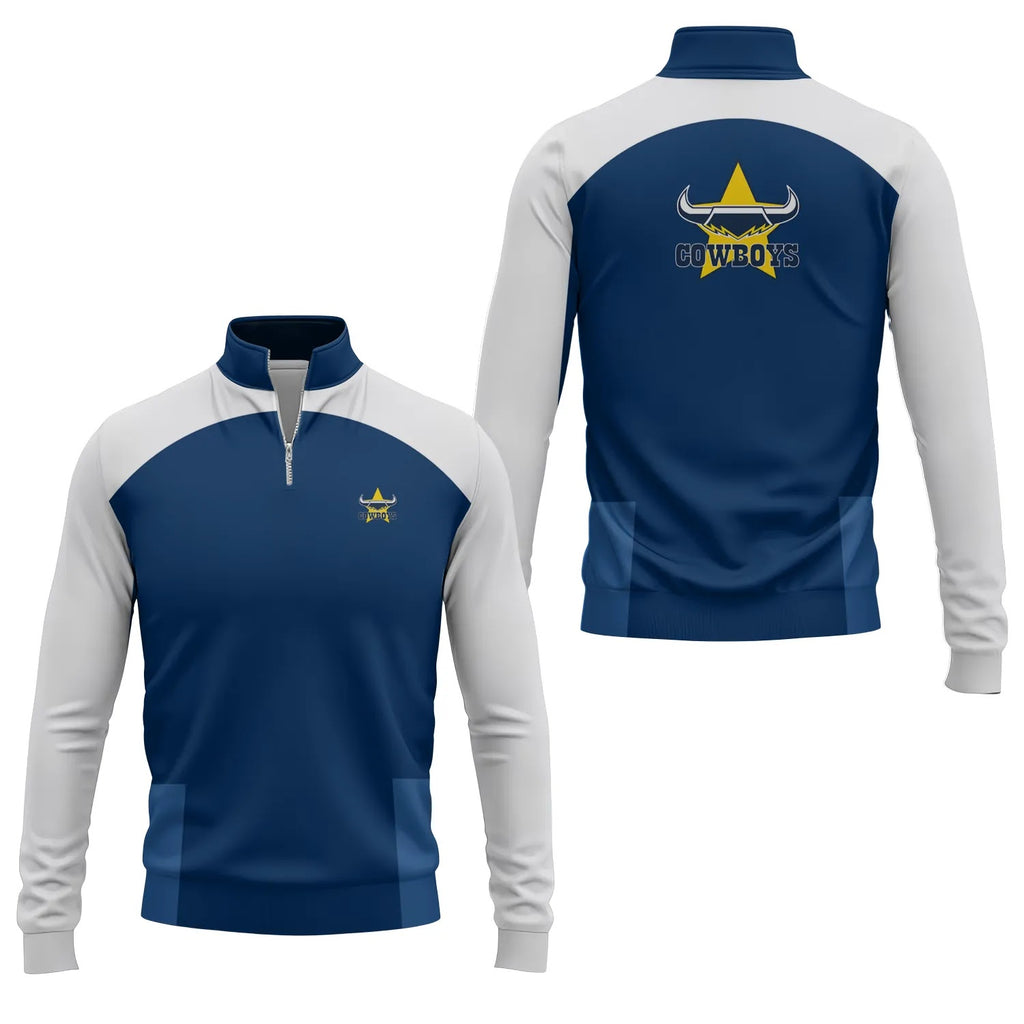 North Queensland Cowboys Quarter-zip Pullover SC016