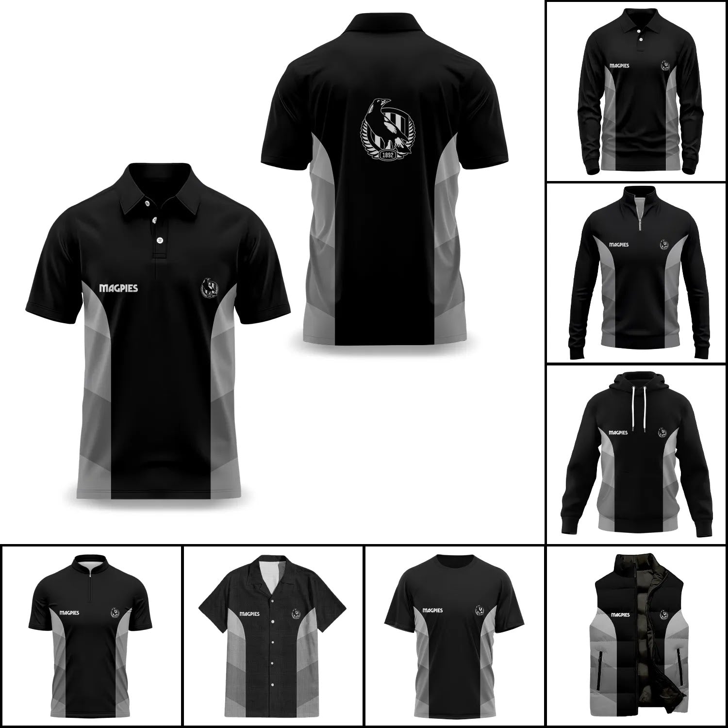 Collingwood Magpies Apparels SC049