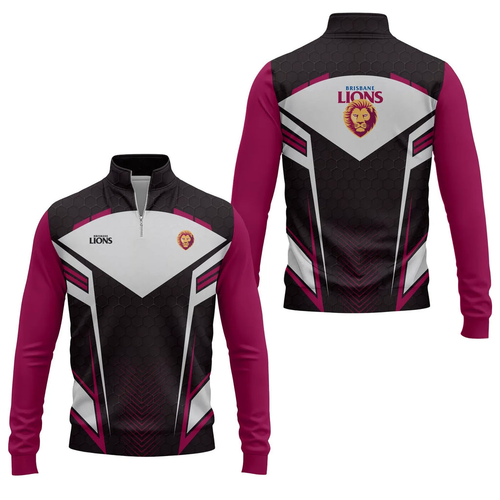 Brisbane Lions Quarter-zip Pullover SC033