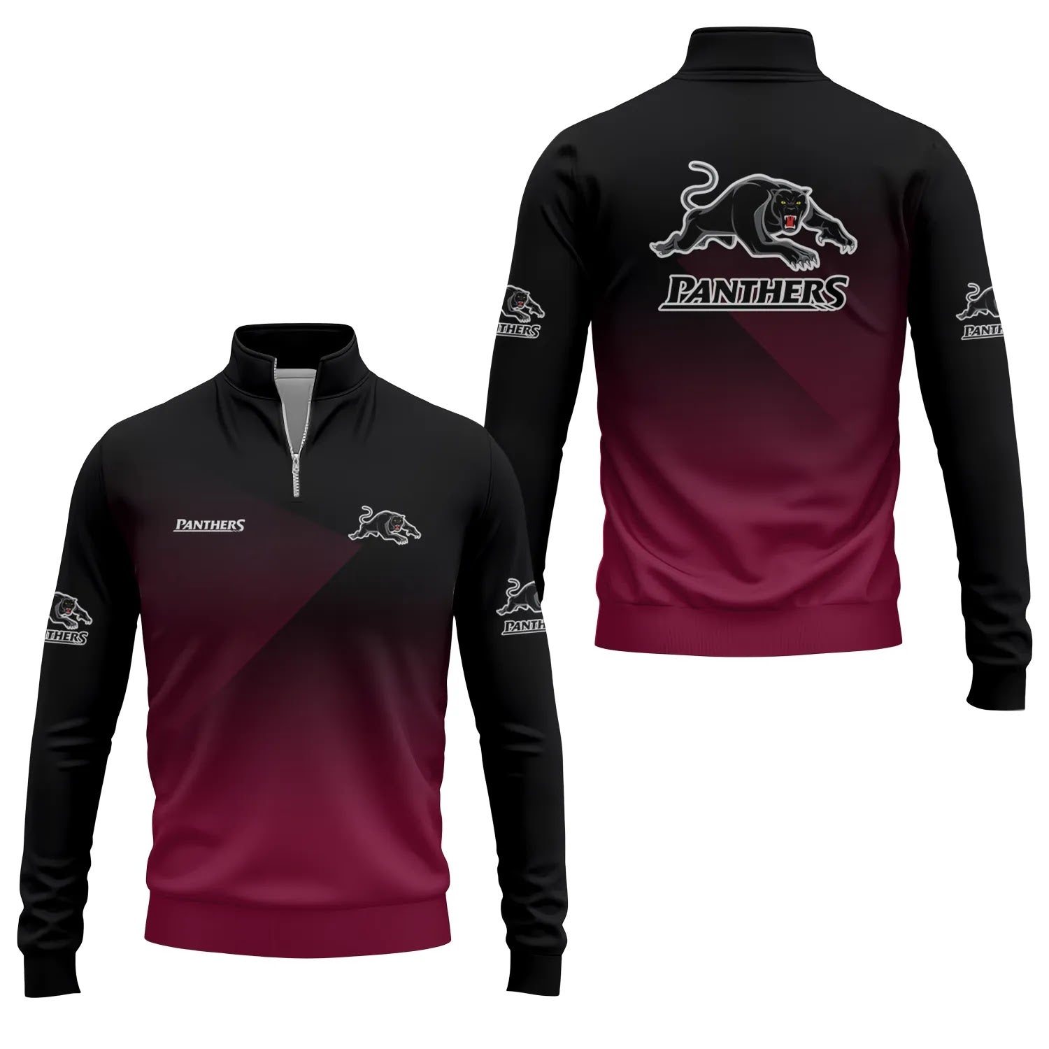 Penrith Panthers Quarter-zip Pullover SC012