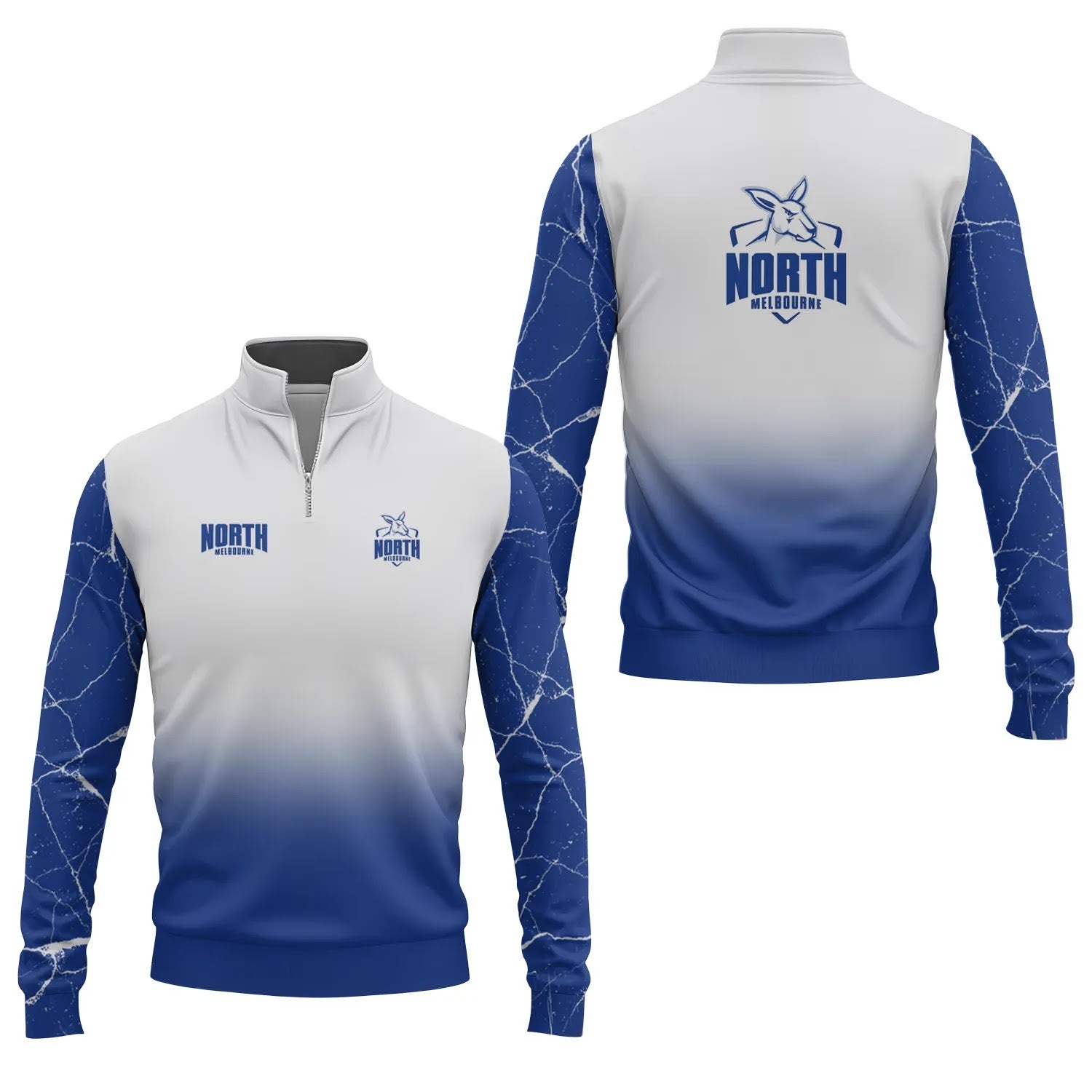 North Melbourne Kangaroos Quarter-zip Pullover SC120