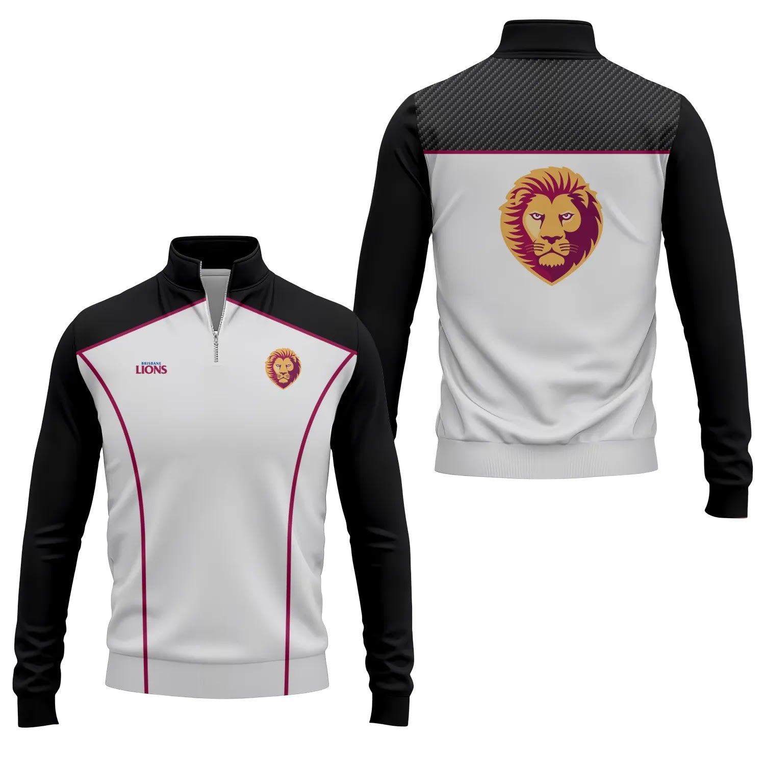 Brisbane Lions Quarter-zip Pullover SC011