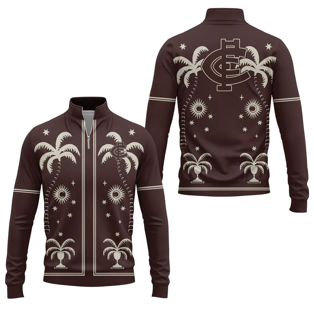 Carlton Blues Quarter-zip Pullover SHW066