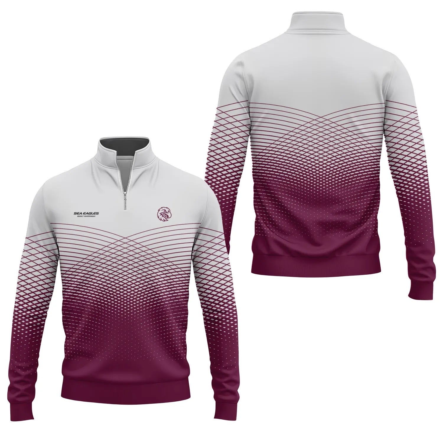 Manly Warringah Sea Eagles Quarter-zip Pullover SC109