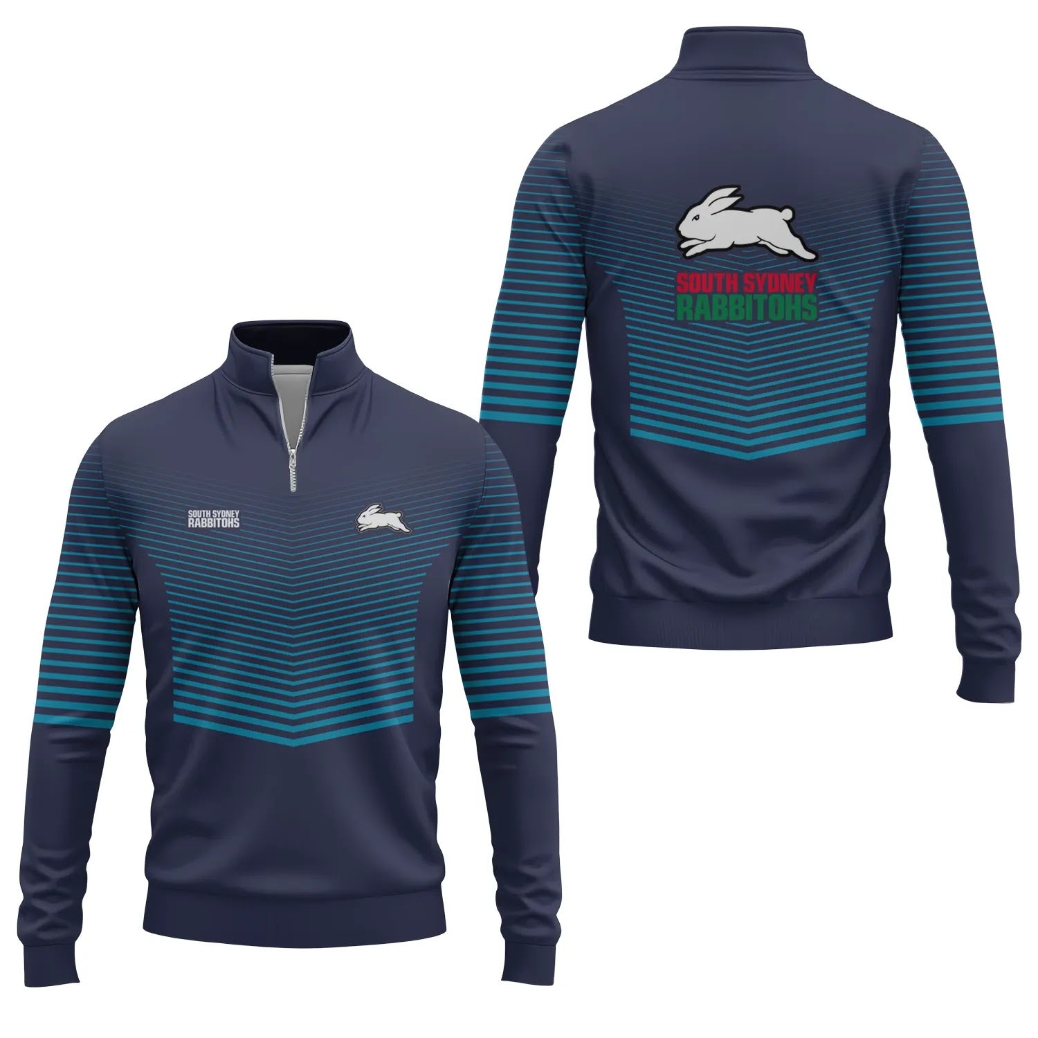 South Sydney Rabbitohs Quarter-zip Pullover SC099