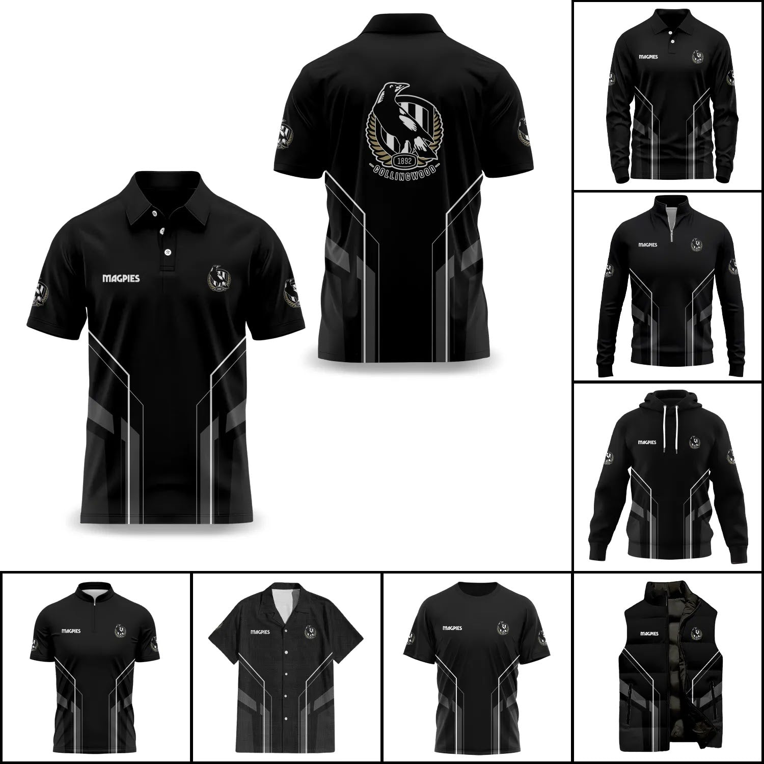Collingwood Magpies Apparels SC023