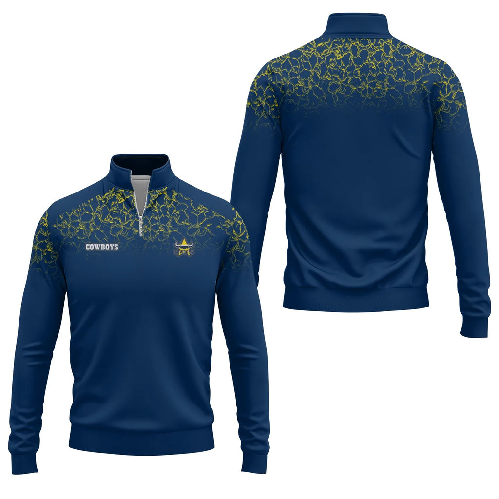 North Queensland Cowboys Quarter-zip Pullover SC108