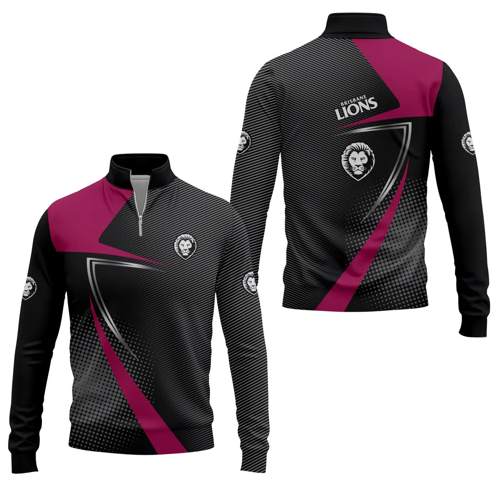 Brisbane Lions Quarter-zip Pullover SC059