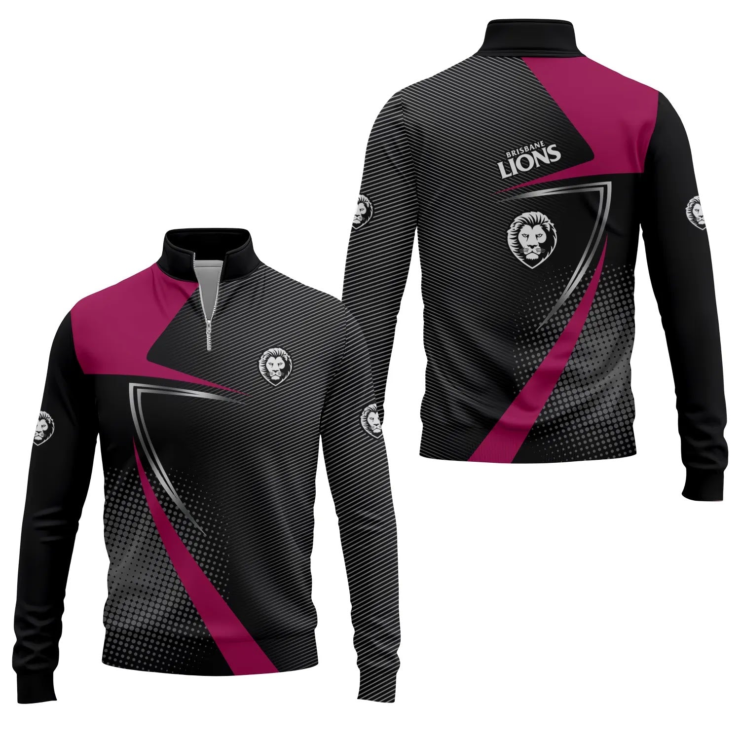Brisbane Lions Quarter-zip Pullover SC059