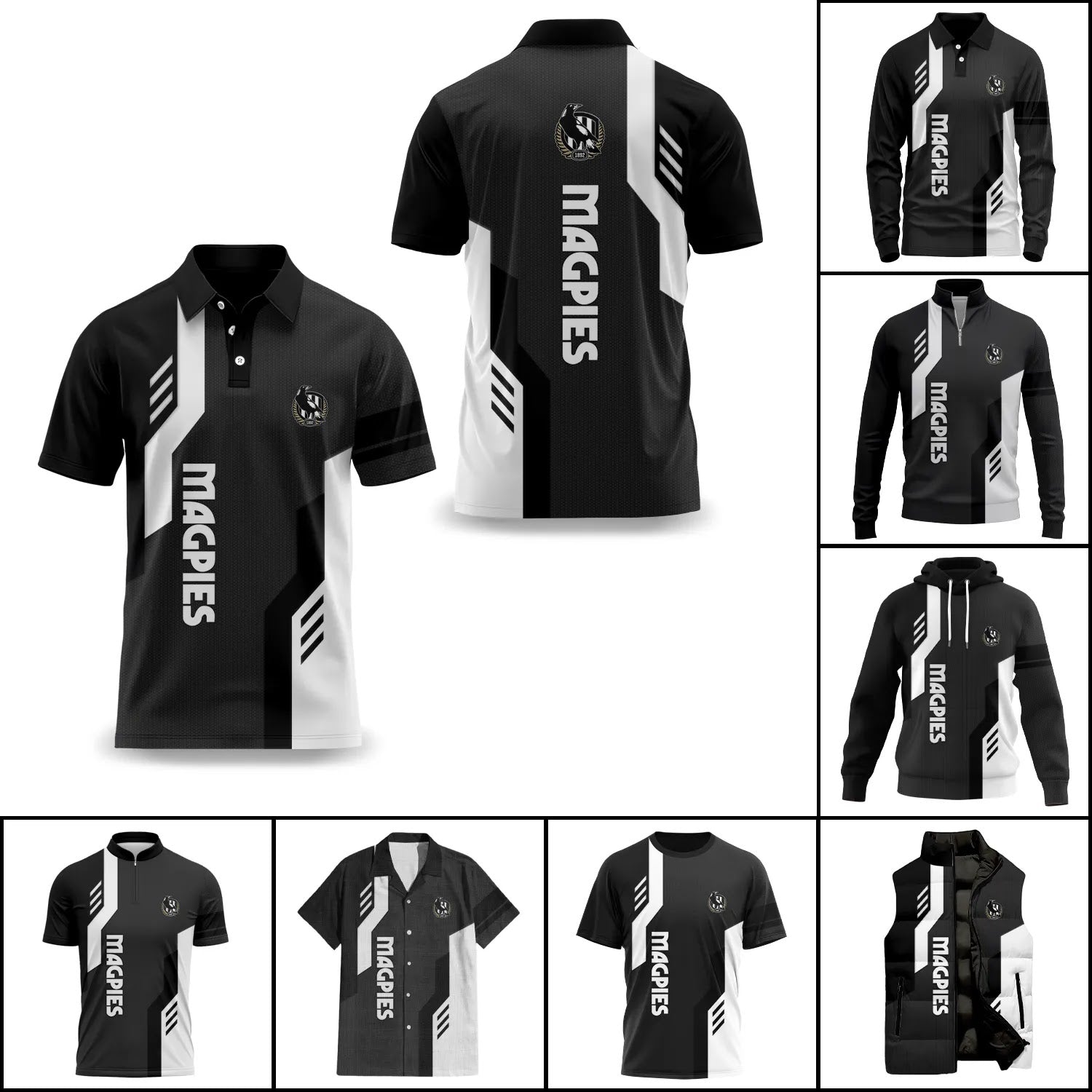 Collingwood Magpies Apparels SC029