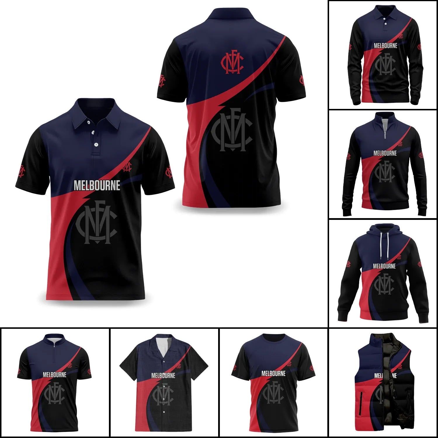 Melbourne Demons Apparels SC038