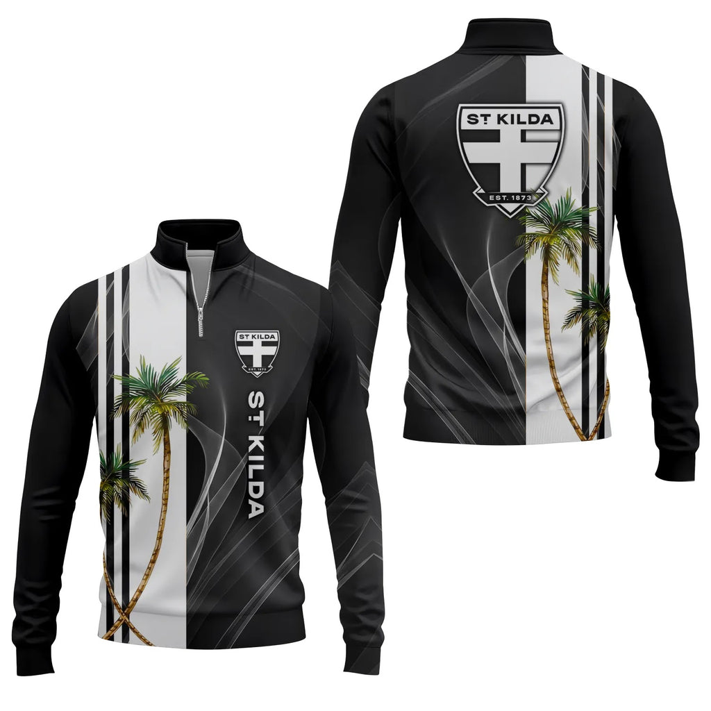 St Kilda Saints Quarter-zip Pullover SHW036