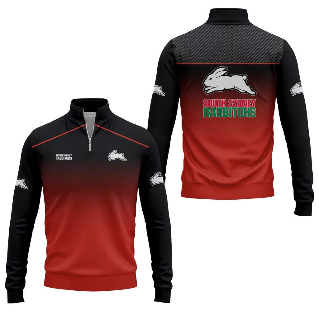 South Sydney Rabbitohs Quarter-zip Pullover SC001