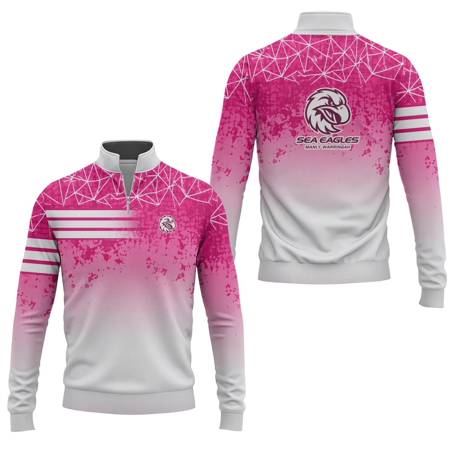 Manly Warringah Sea Eagles Quarter-zip Pullover SC097