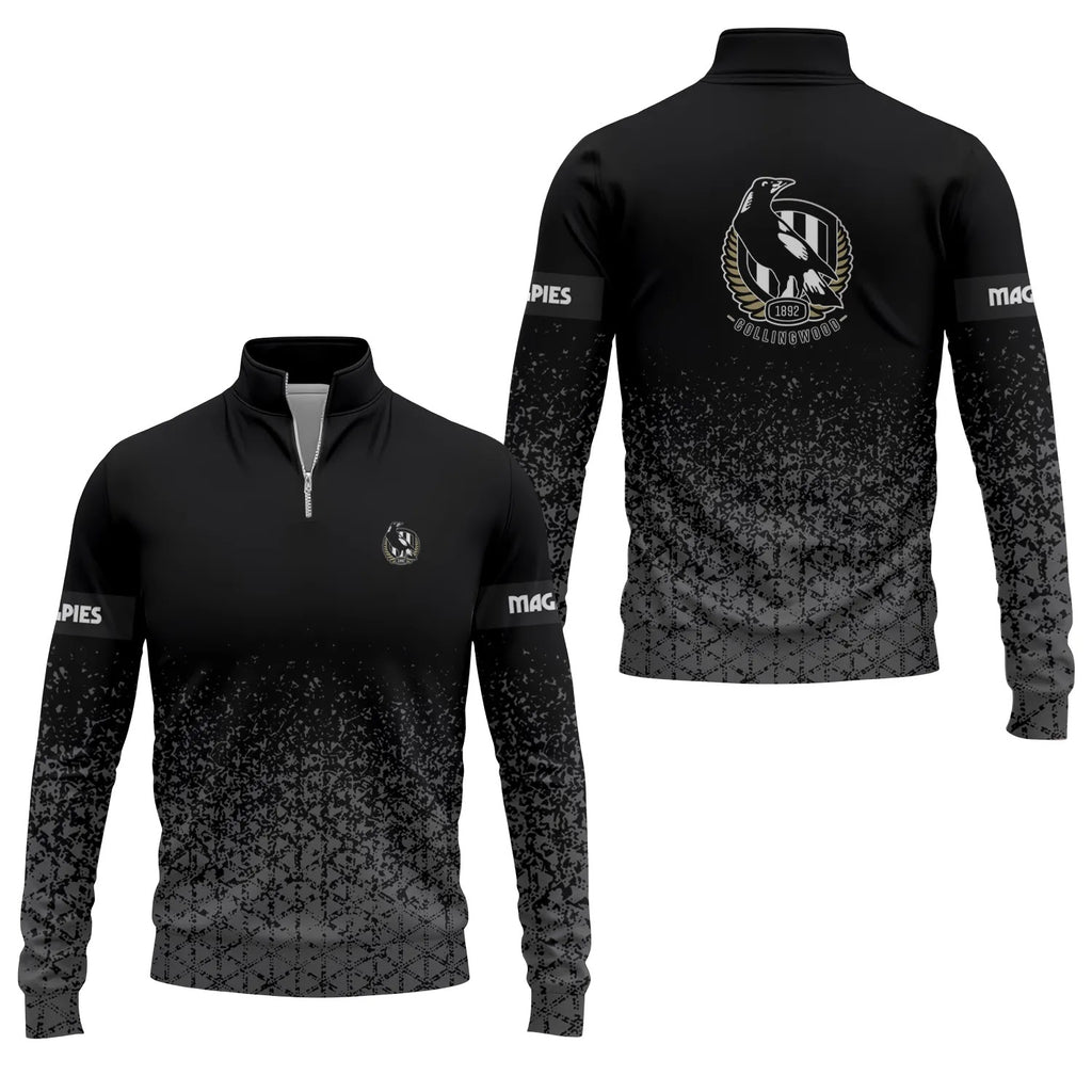 Collingwood Magpies Quarter-zip Pullover SC096