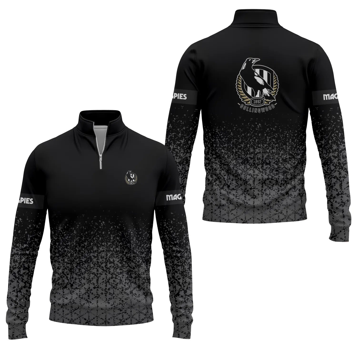 Collingwood Magpies Quarter-zip Pullover SC096