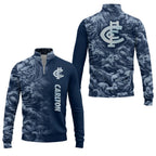 Carlton Blues Quarter-zip Pullover SHW010