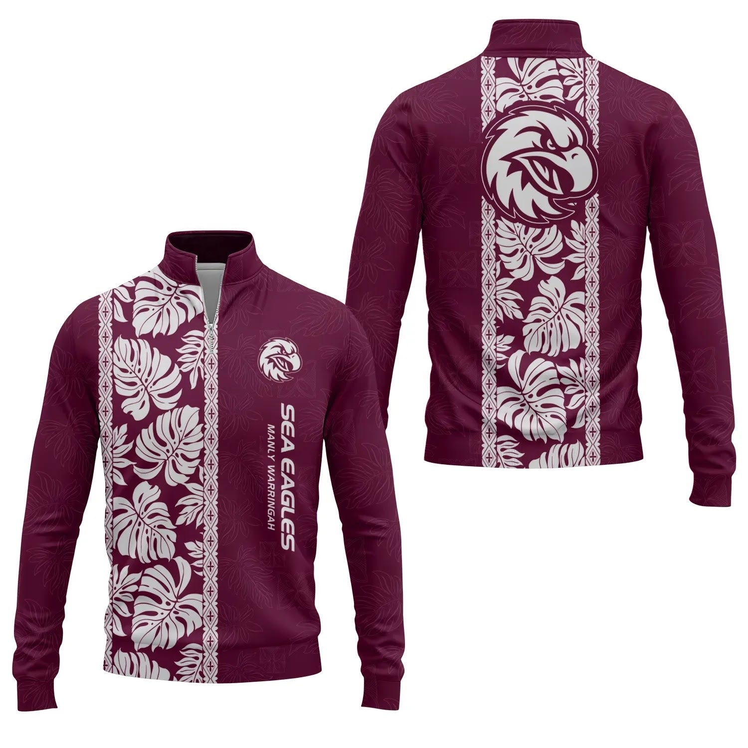 Manly Warringah Sea Eagles Quarter-zip Pullover SHW046