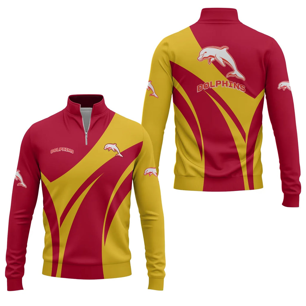 Dolphins Quarter-zip Pullover SC022